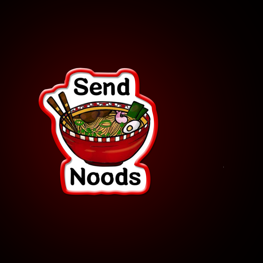 Send Noods Led Neon Sign Chinese Food Restaurant Neon Sign Rgb Color