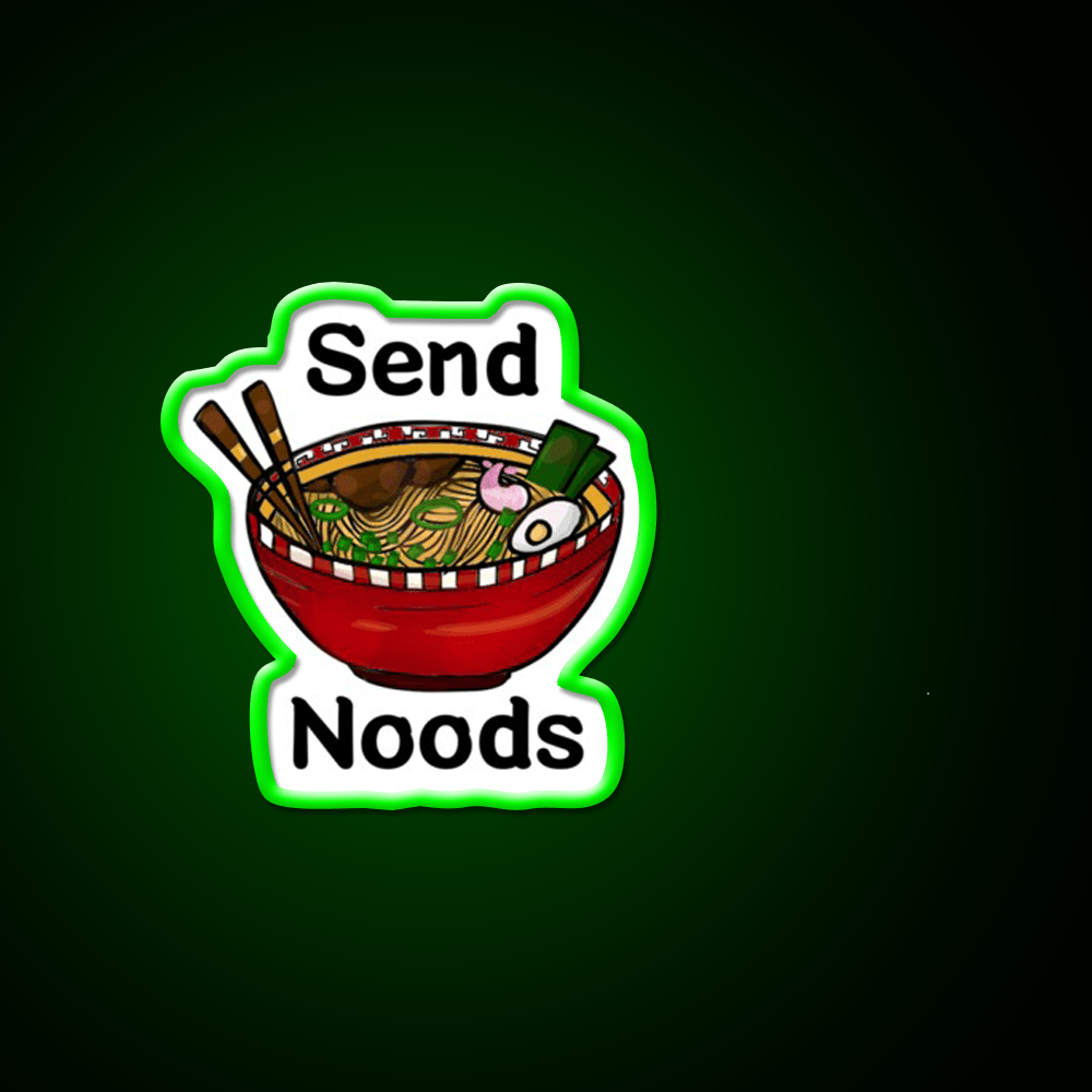 Send Noods Led Neon Sign Chinese Food Restaurant Neon Sign Rgb Color - Shineneon