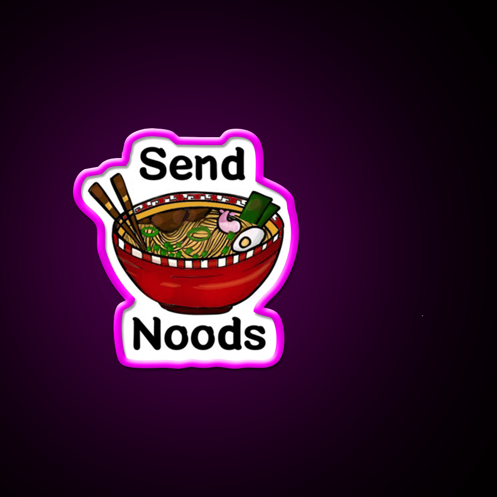 Send Noods Led Neon Sign Chinese Food Restaurant Neon Sign Rgb Color - Shineneon