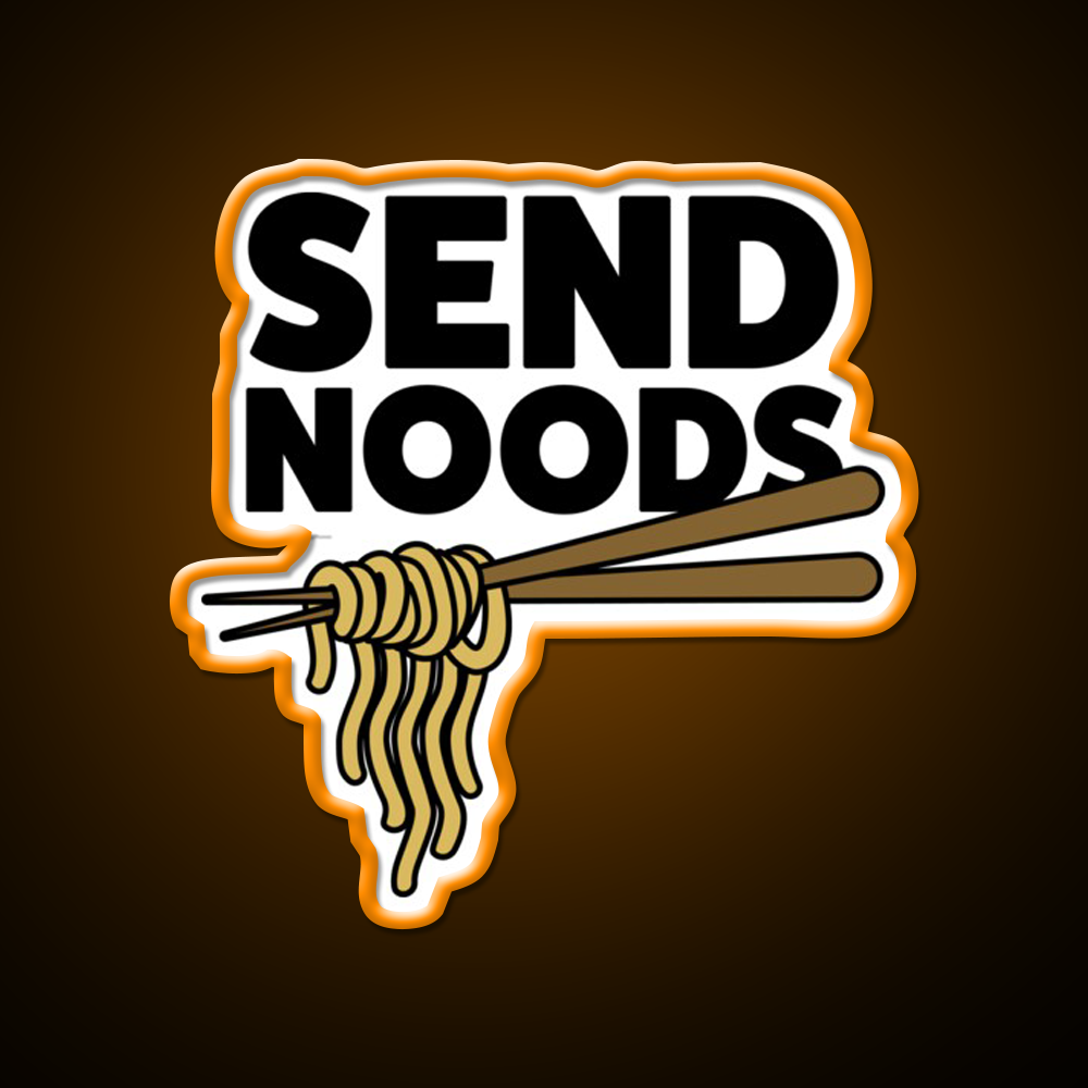 Send Noods Led Neon Sign Chinese Food Wall Decor Rgb Color - LED neon sign view 6