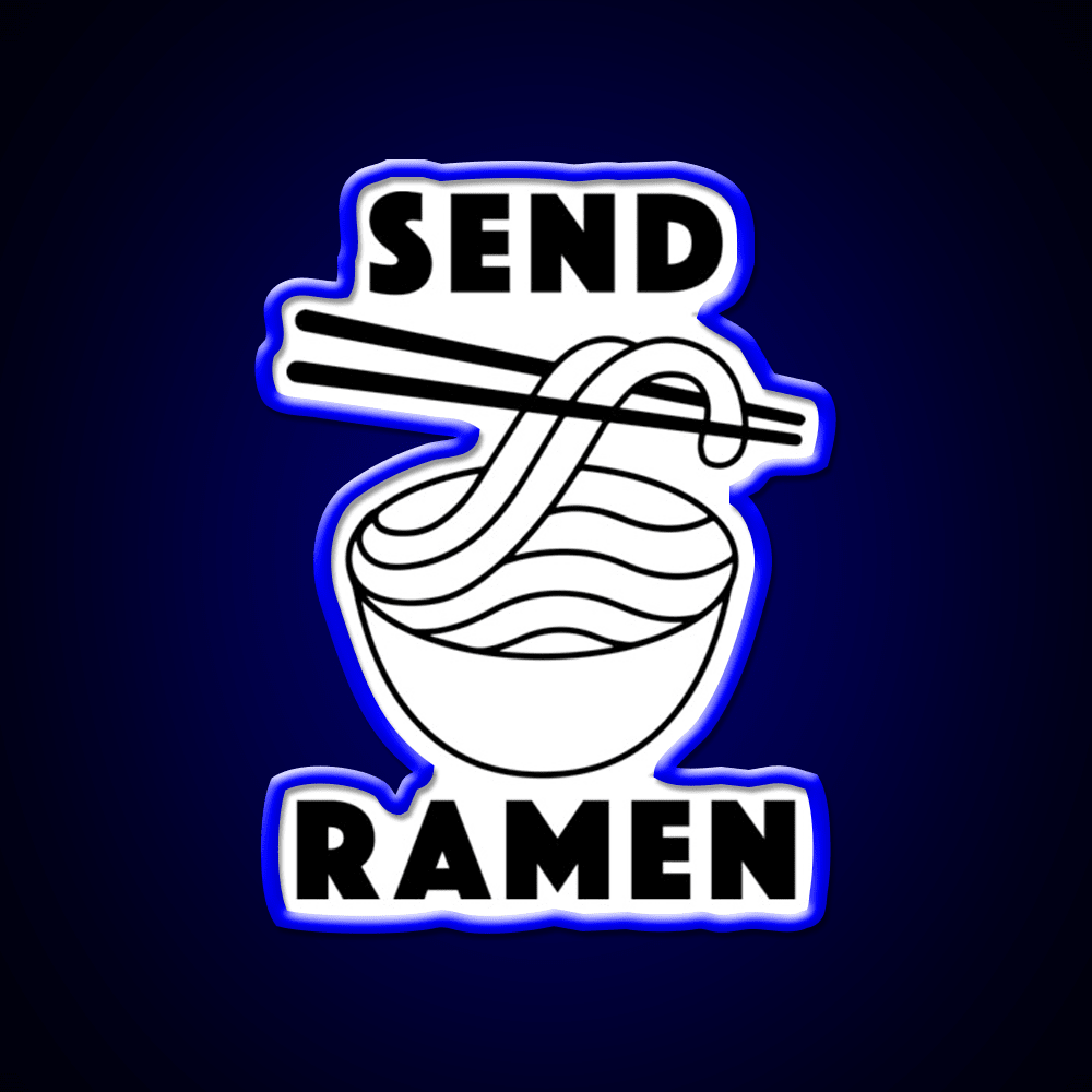 Send Ramen Led Neon Sign Chinese Food Rgb Color - Shineneon