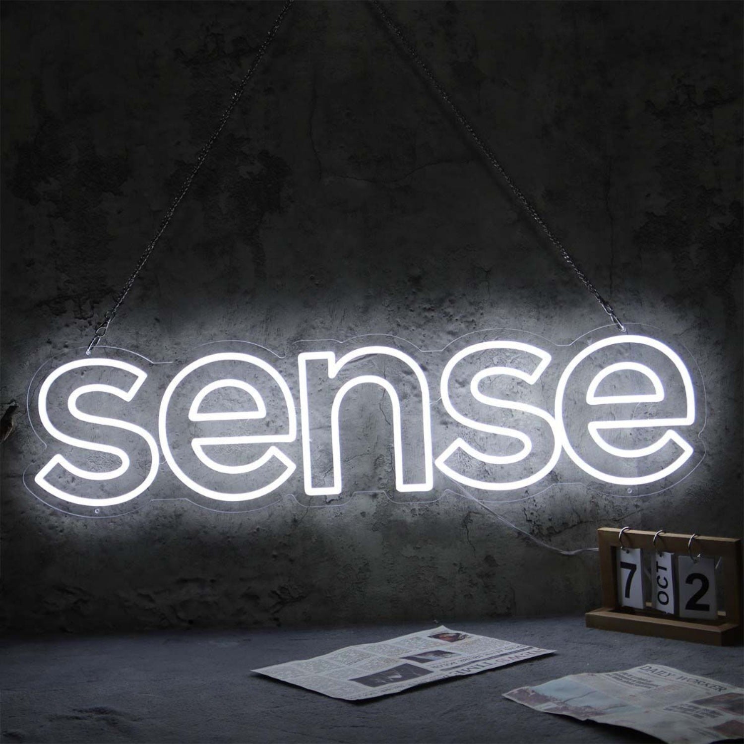 Sense White Led Neon Sign - Shineneon