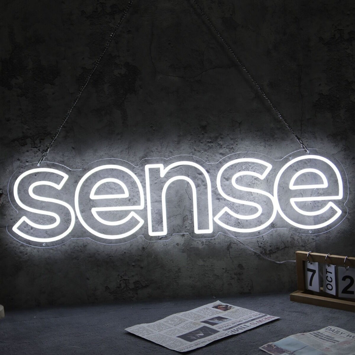 Sense White Led Neon Sign - Shineneon