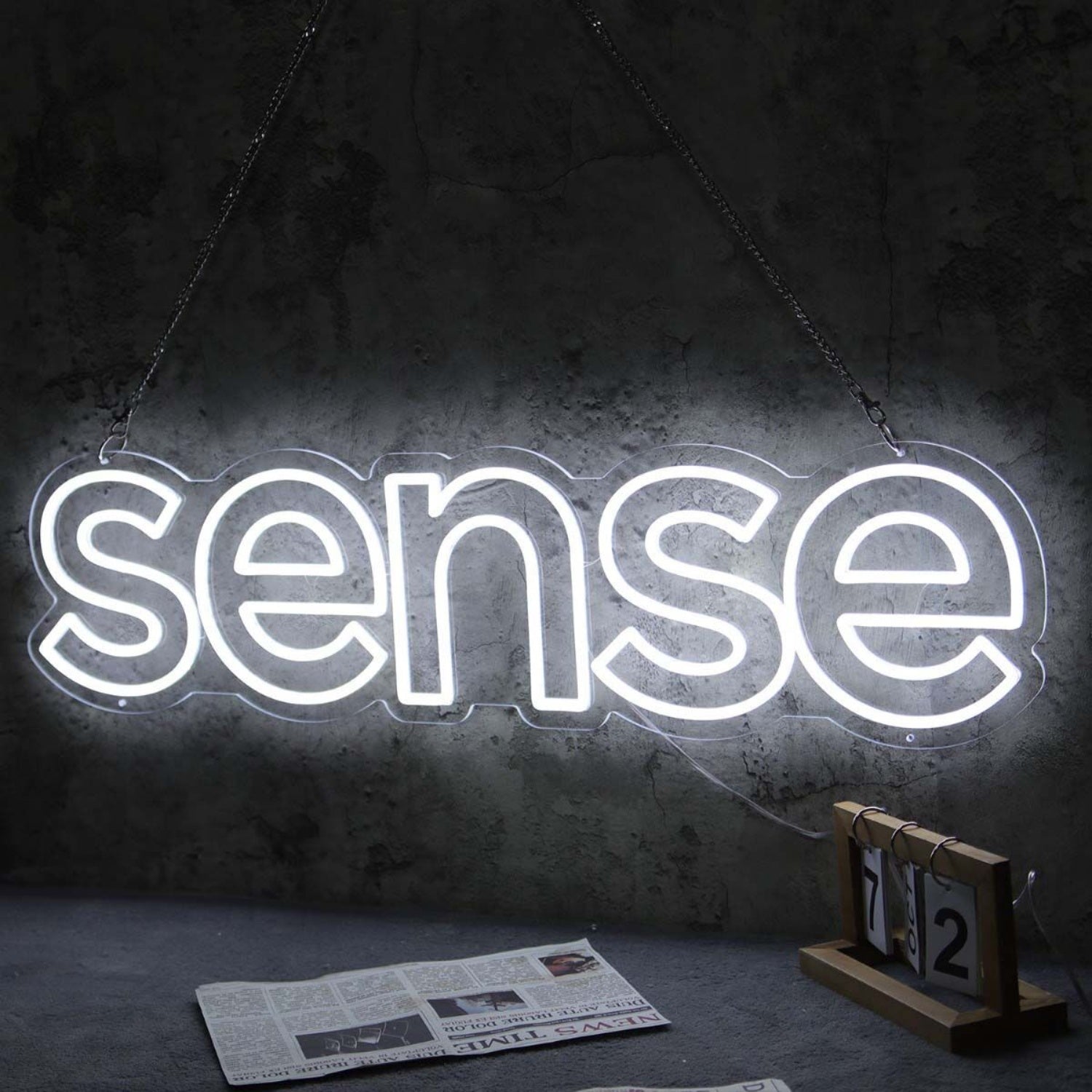 Sense White Led Neon Sign - Shineneon