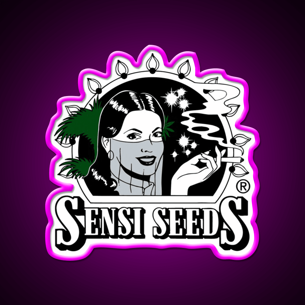 Sensi Seeds Best Seed Bank Hemp Inspired Green Leaf Led Neon Sign Rgb Color - Shineneon