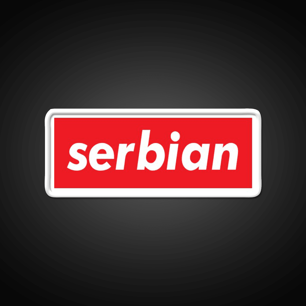 Serbia Serbian Serbia Raised Me Welcome Led Neon Sign Open Sign Rgb Color - Shineneon
