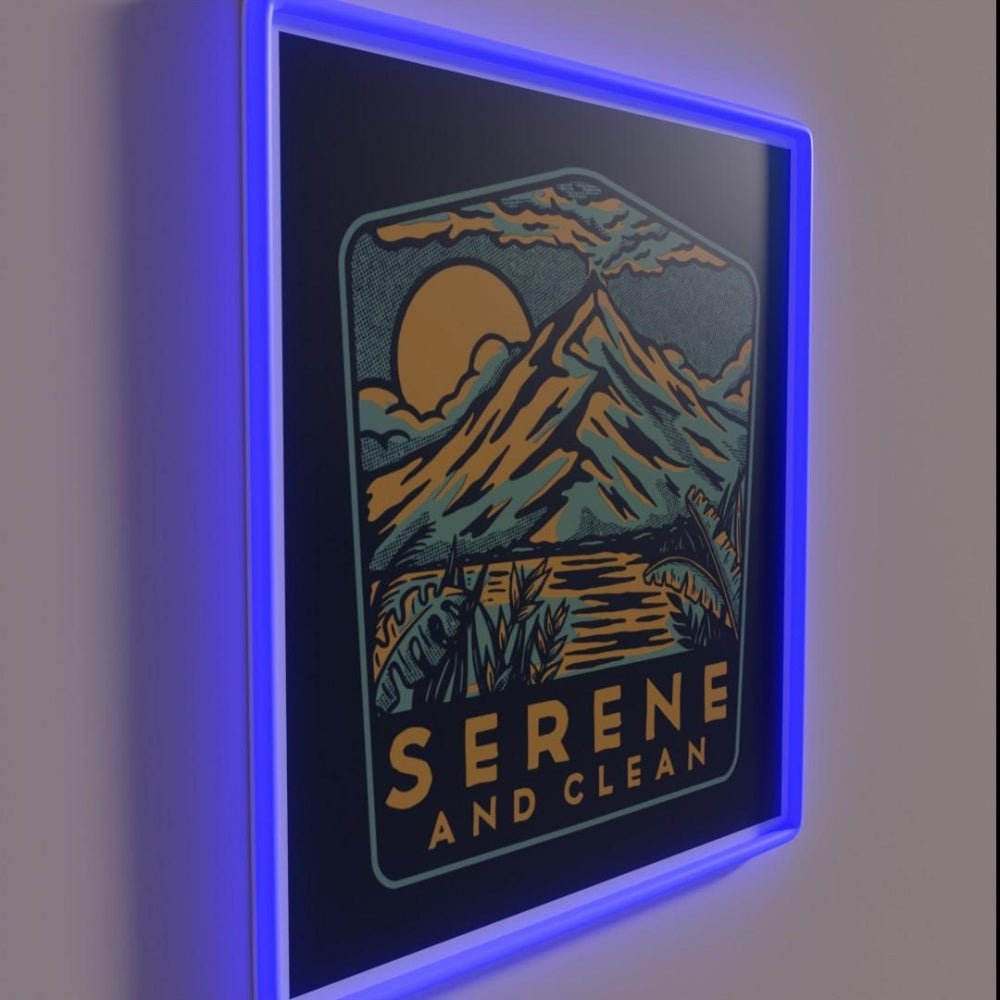 Serene And Clean Aa Na Recovery Rgb Led Neon Sign - Shineneon