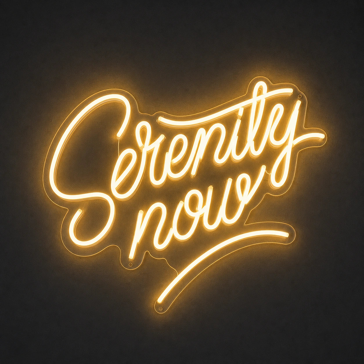 Serenity Now LED Neon Sign Garage Man Cave Neon Sign main product image