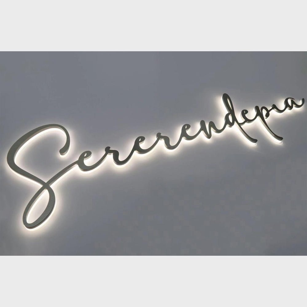 Sererendepia 3D Backlit Channel Letters Led Light Sign - Shineneon