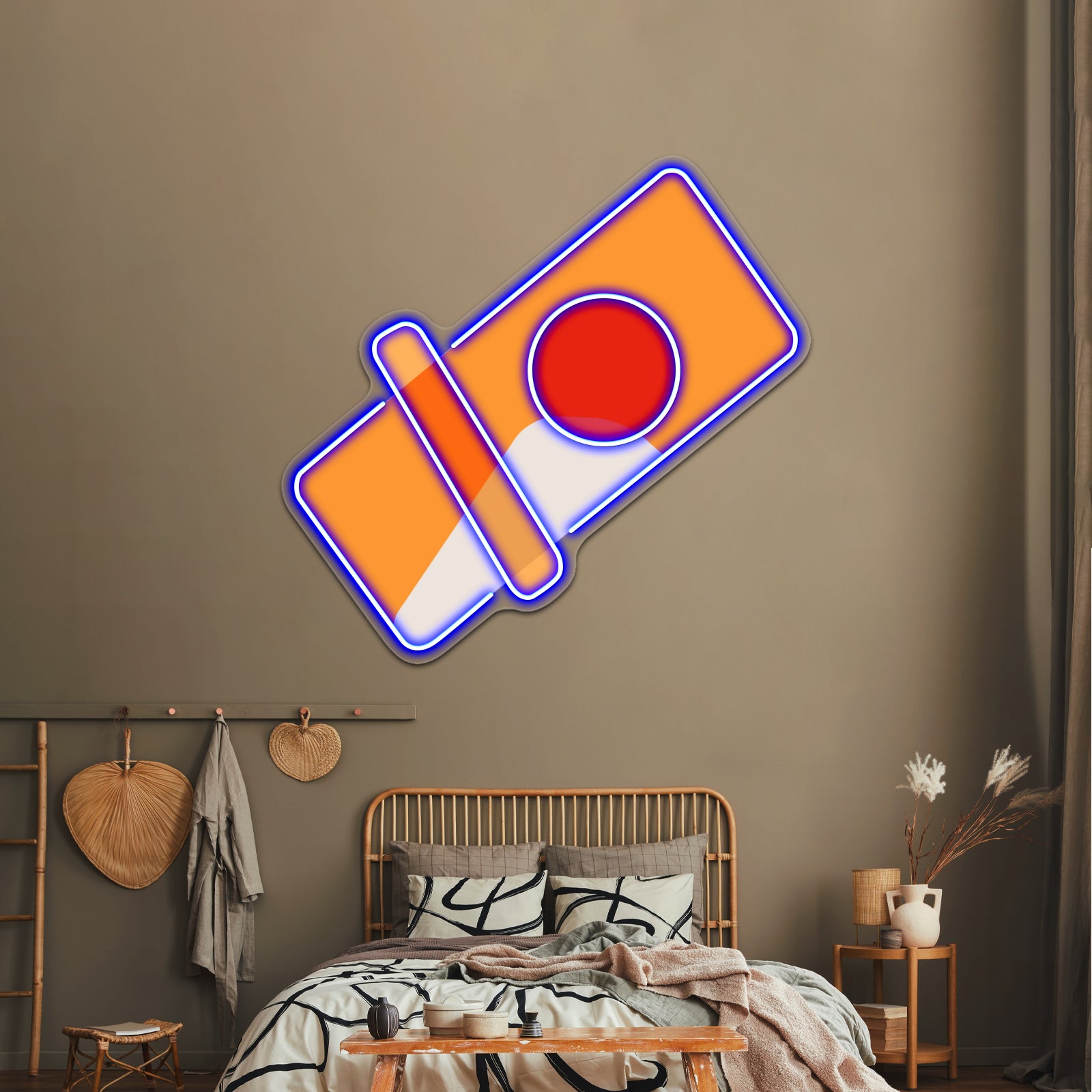 Seventeen Woozi Change Up Minimalist Abstract Art Wall Artwork Neon Signs | Shineneon