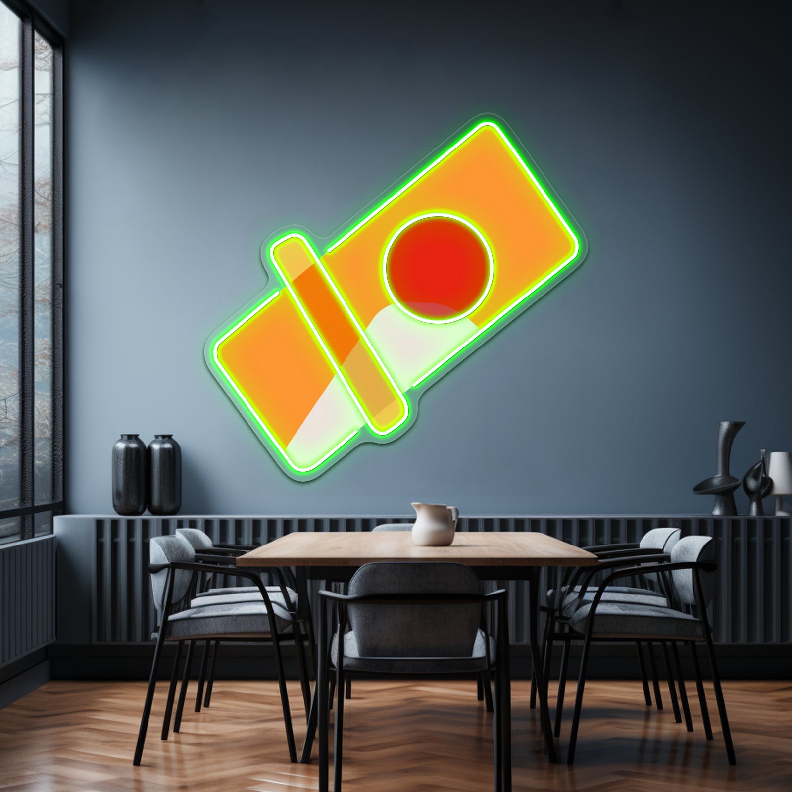 Seventeen Woozi Change Up Minimalist Abstract Art Wall Artwork Neon Signs | Shineneon