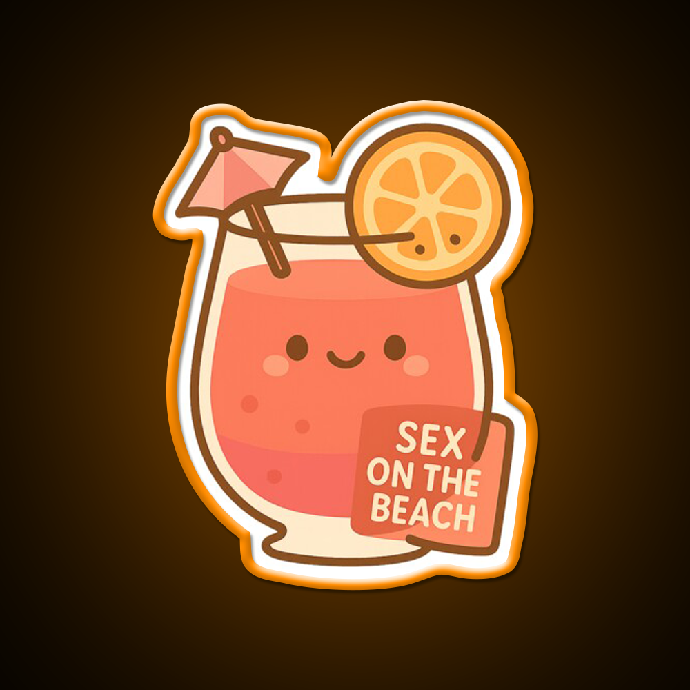 Sex On The Beach Cocktail Bar Decor Led Neon Sign Rgb Color - LED neon sign view 6