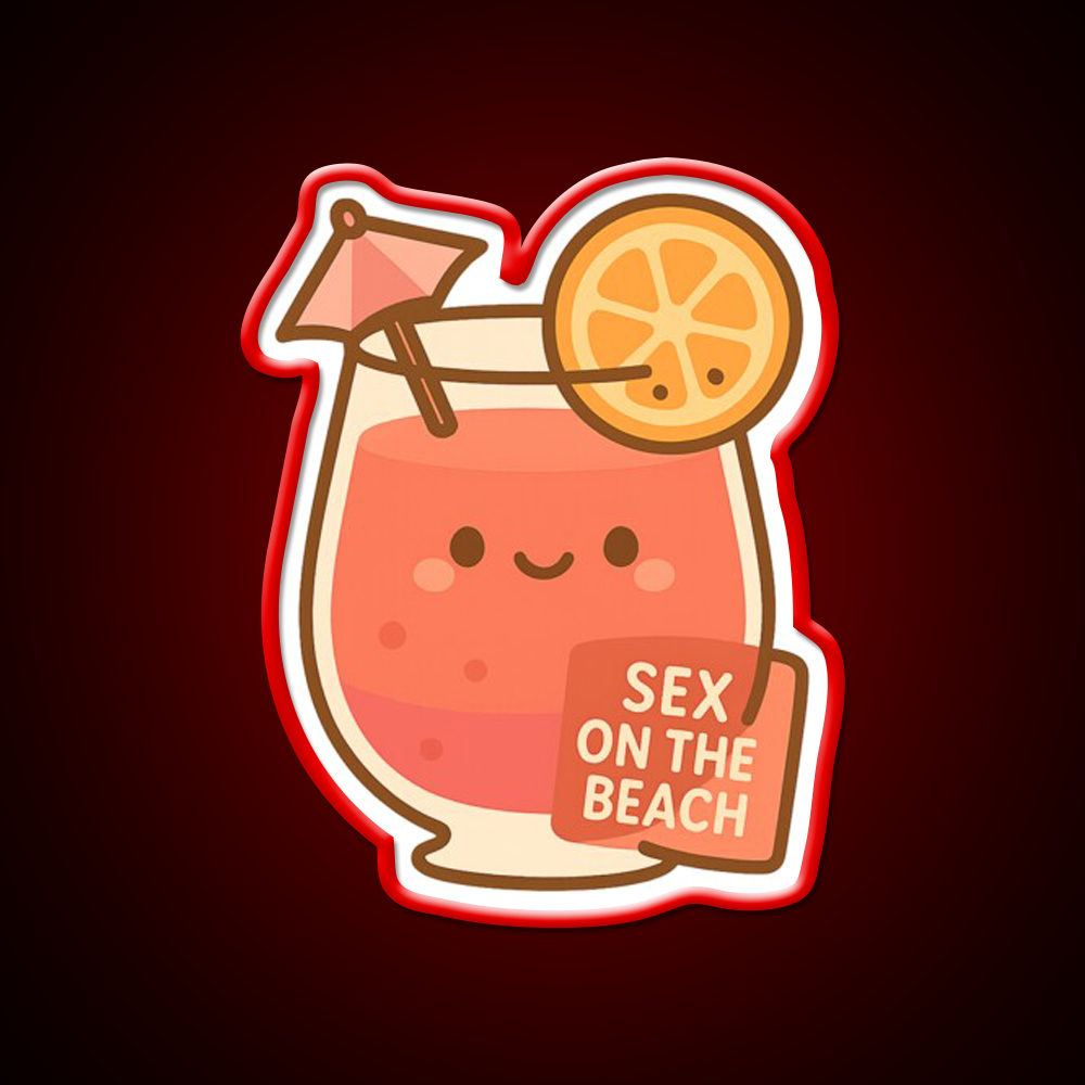 Sex On The Beach Cocktail Bar Decor Led Neon Sign Rgb Color - LED neon sign view 10
