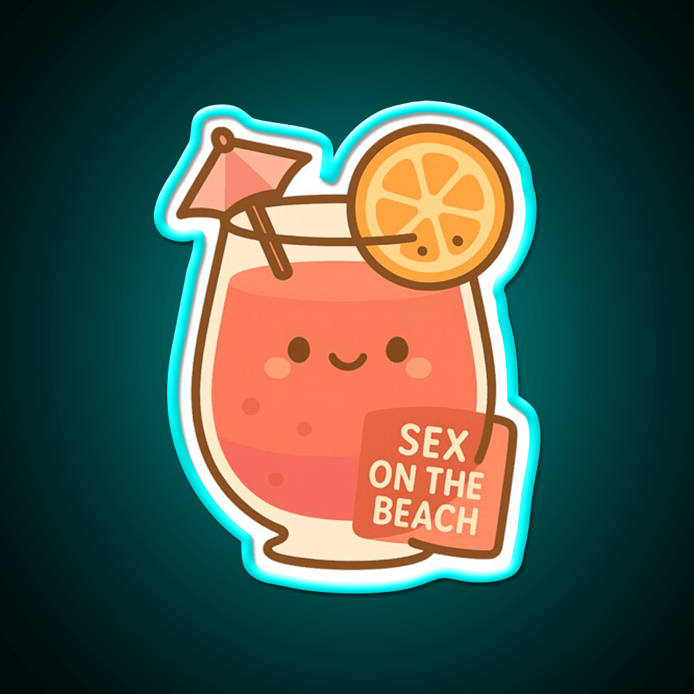 Sex On The Beach Cocktail Bar Decor Led Neon Sign Rgb Color - Shineneon