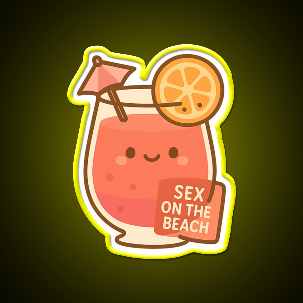 Sex On The Beach Cocktail Bar Decor Led Neon Sign Rgb Color - LED neon sign view 7