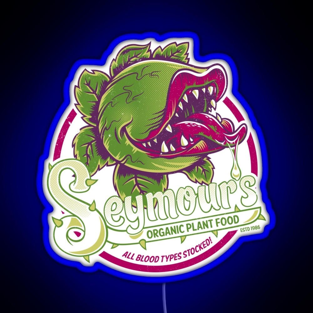 Seymour S Organic Plant Food Musical Theatre Rgb Led Neon Sign Pop Wall Art - Shineneon