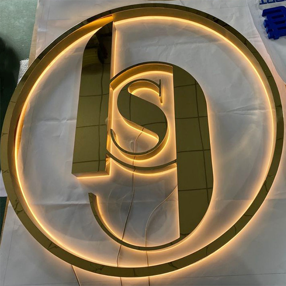 Sg Logo 3D Backlit Channel Letters Led Light Sign