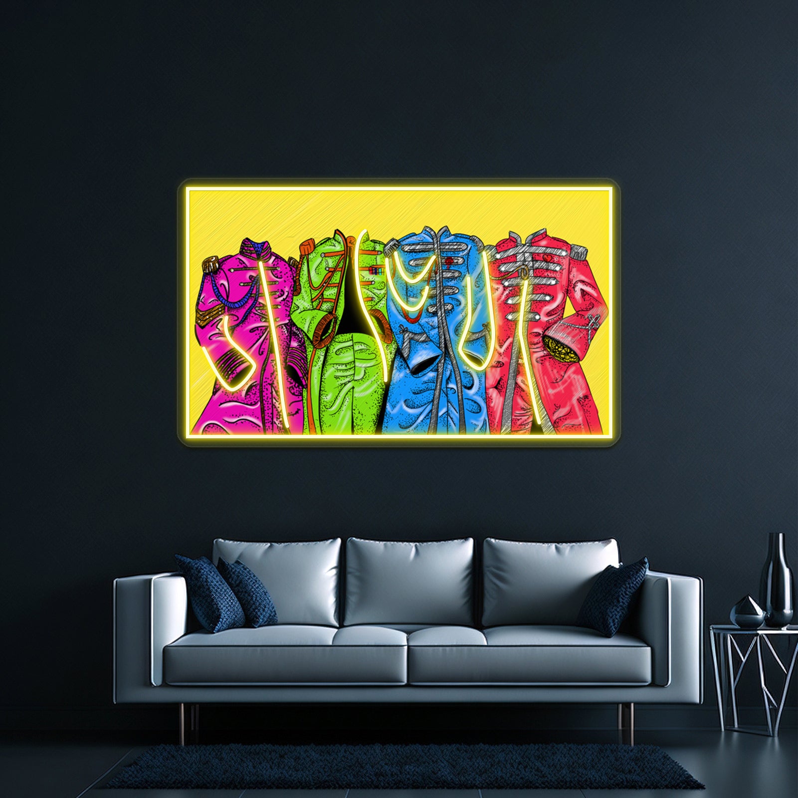 Sgt Pepper Suit Artwork Custom Led Signs | Shineneon
