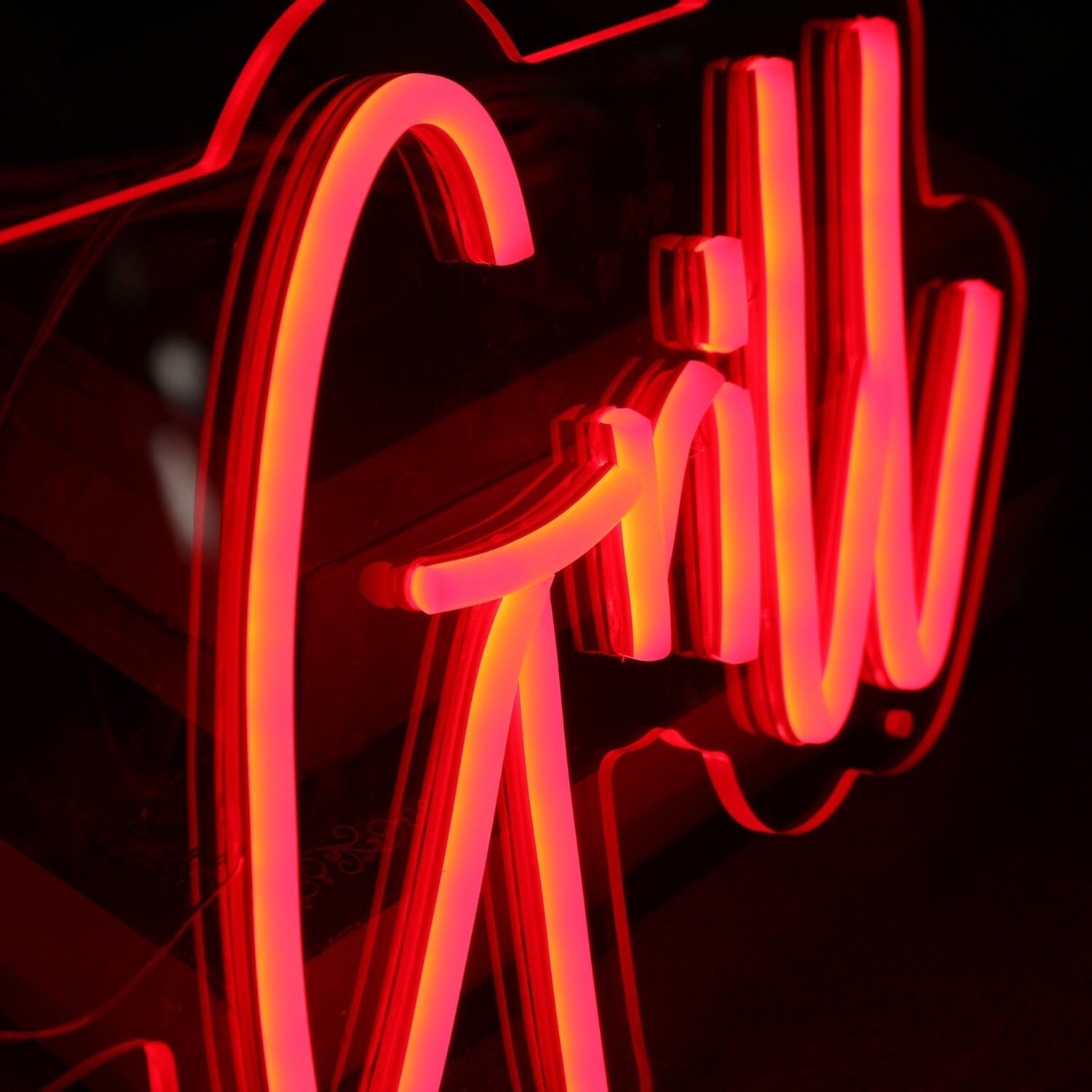 Shahi Grill Orange Led Neon Sign - Shineneon