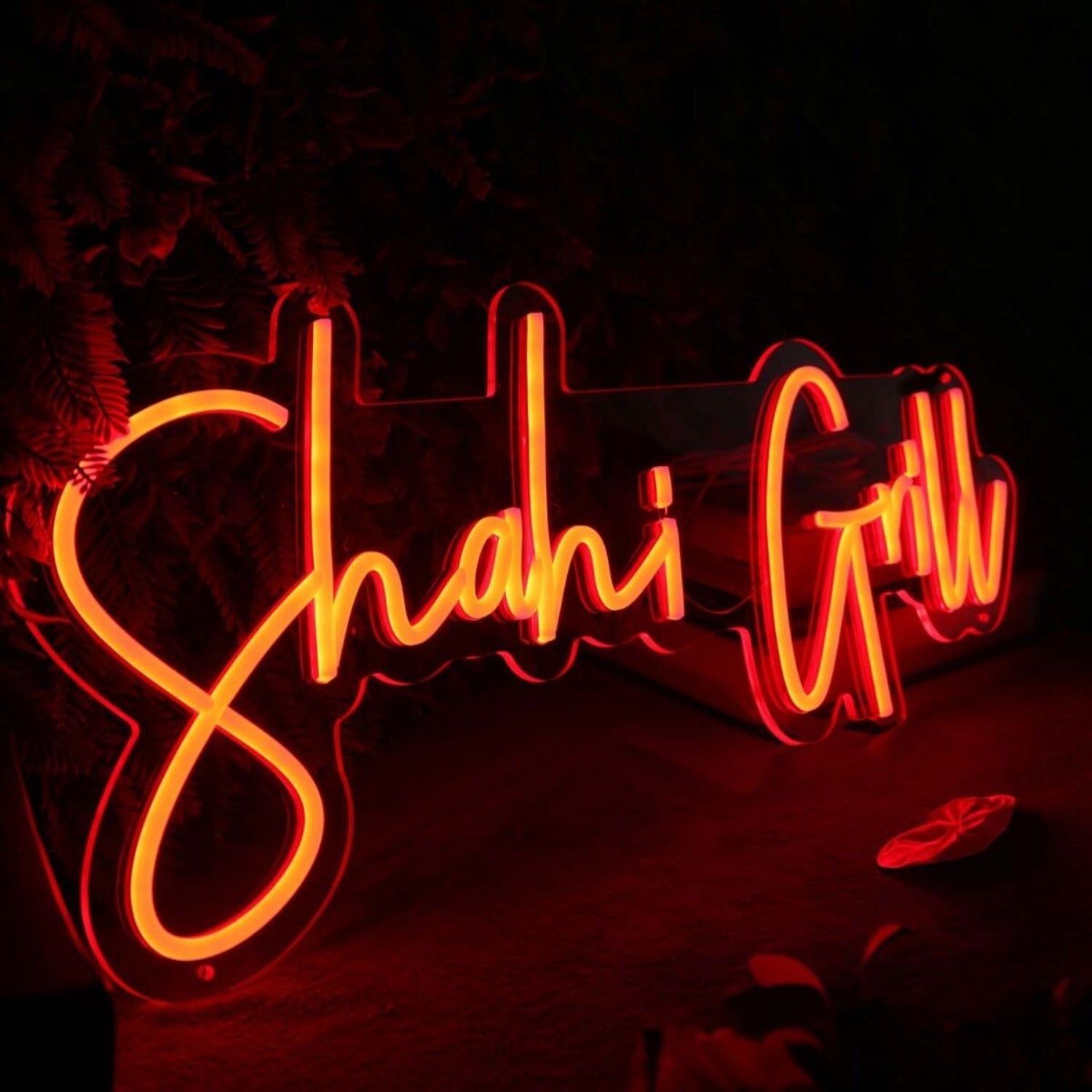 Shahi Grill Orange Led Neon Sign - Shineneon