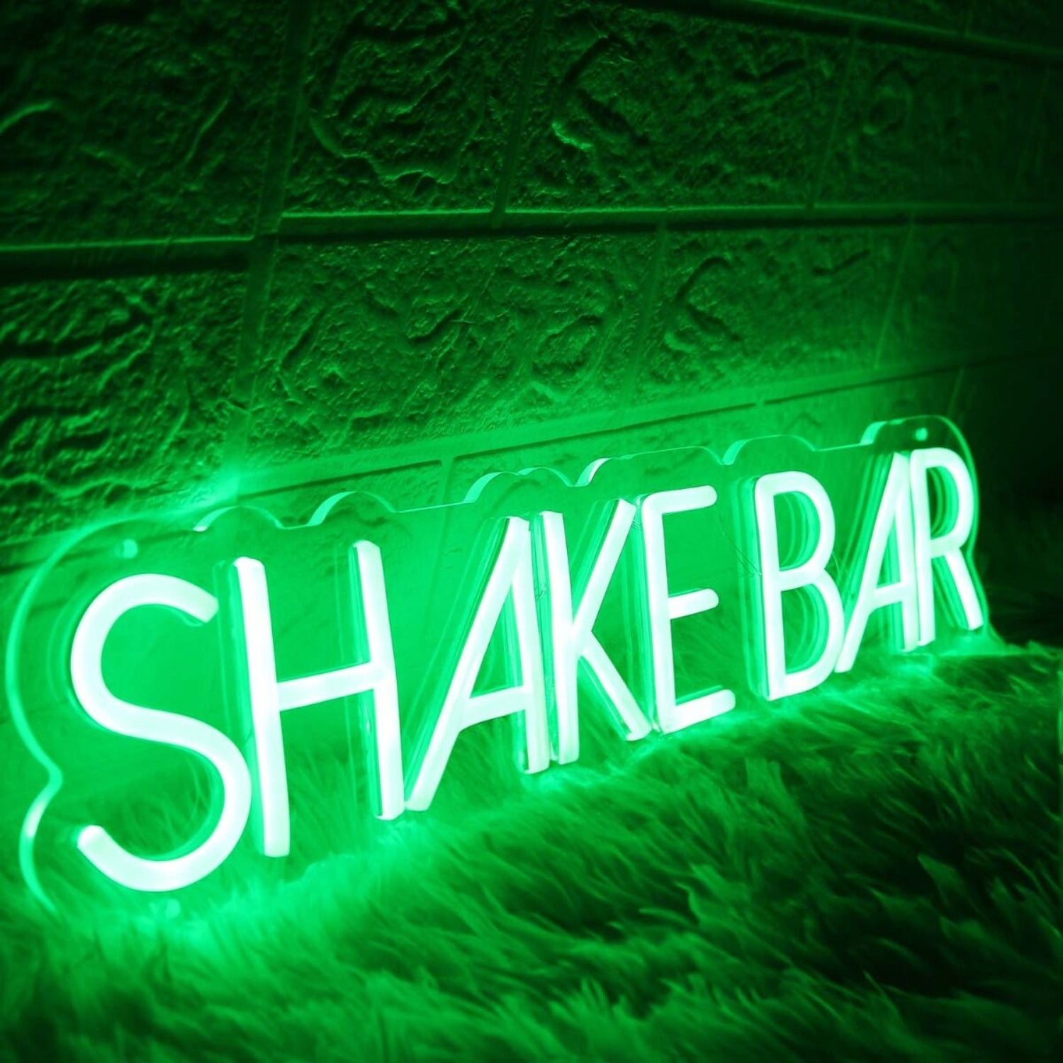Shake Bar Green Led Neon Sign | Shineneon