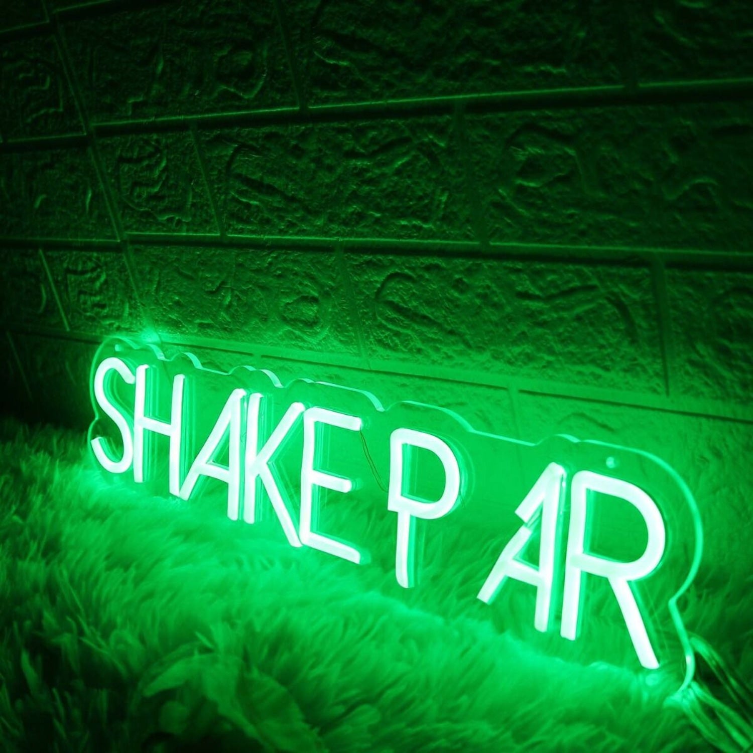 Shake Bar Green Led Neon Sign | Shineneon