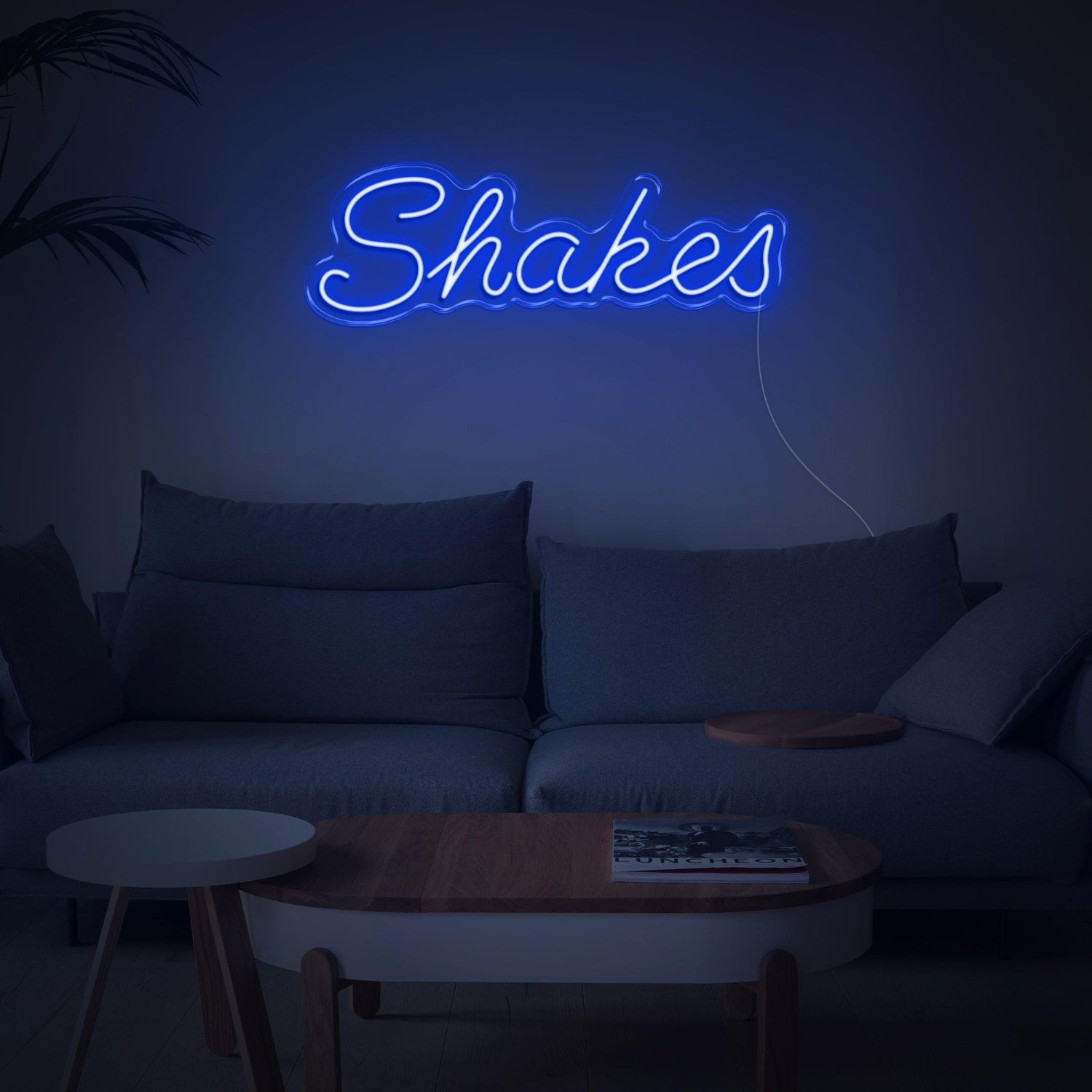 Shakes Bright Green Led Neon Sign Custom Text Design For Home Cafe Decor | Shineneon