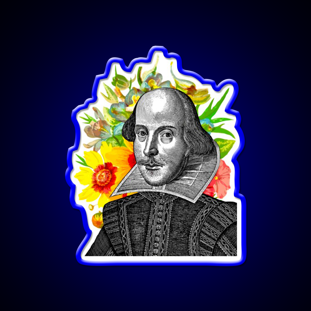 Shakespeare Flowers Renaissance Fair Festival Beer Bar Decor Led Neon Sign Rgb Color - LED neon sign view 5