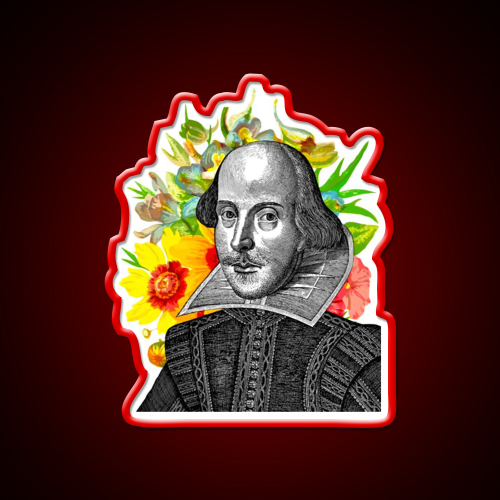 Shakespeare Flowers Renaissance Fair Festival Beer Bar Decor Led Neon Sign Rgb Color - LED neon sign view 10