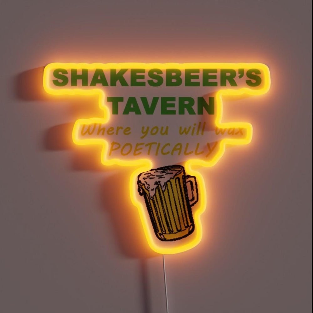 Shakespearesbeer Tavern Rgb Led Neon Sign - Shineneon