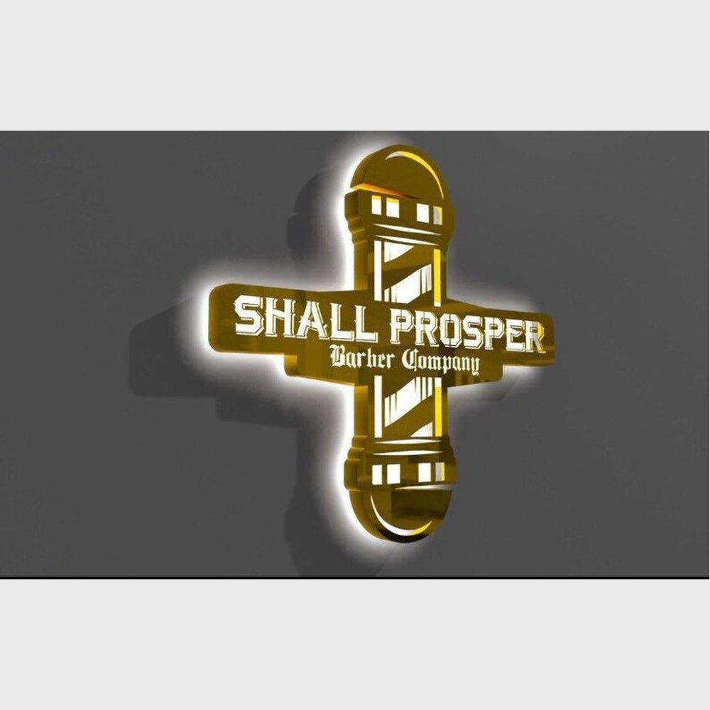 Shall Prosper 3D Backlit Channel Letters Led Light Sign - Shineneon