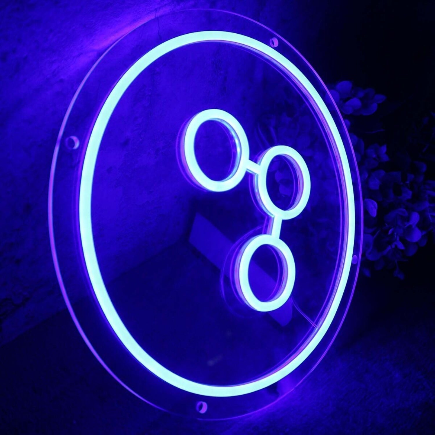 Share Button Blue Led Neon Sign - Shineneon