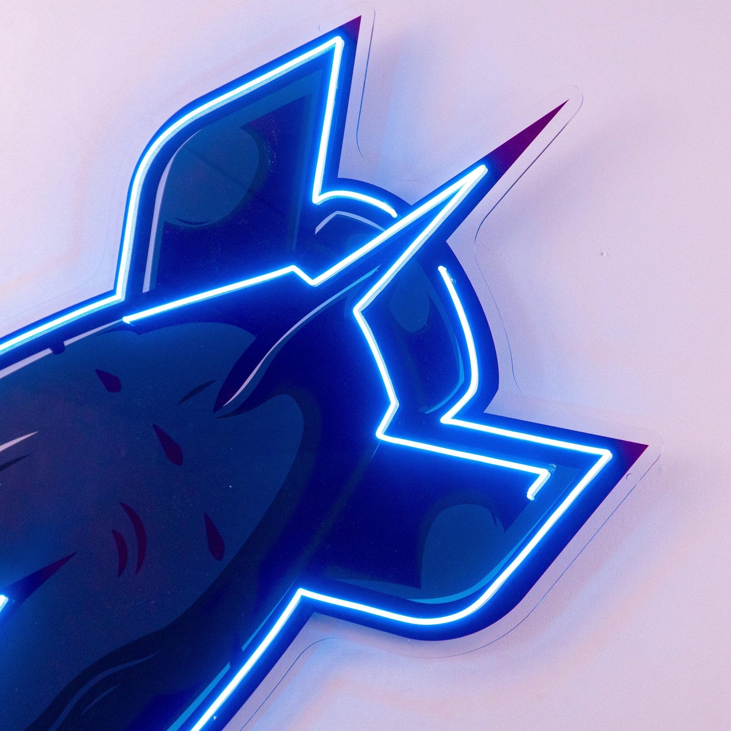 Shark Bomb Cartoon Uv Printed Led Neon Sign For Bar Restaurant Kids Room Decor | Shineneon