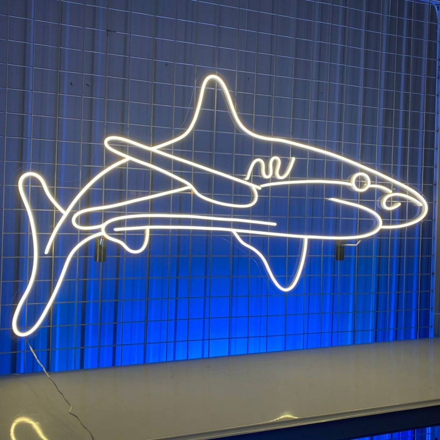 Shark Custom Led Neon Sign Sea Animal Shark Led Sign Kid Decor - Shineneon