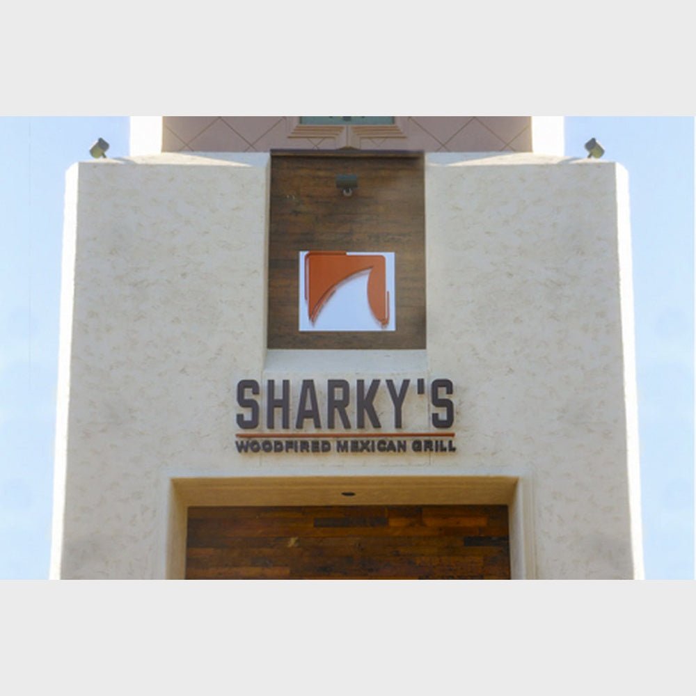 Sharkeys Woodfired Grill 3D Backlit Channel Letters Led Light Sign - Shineneon