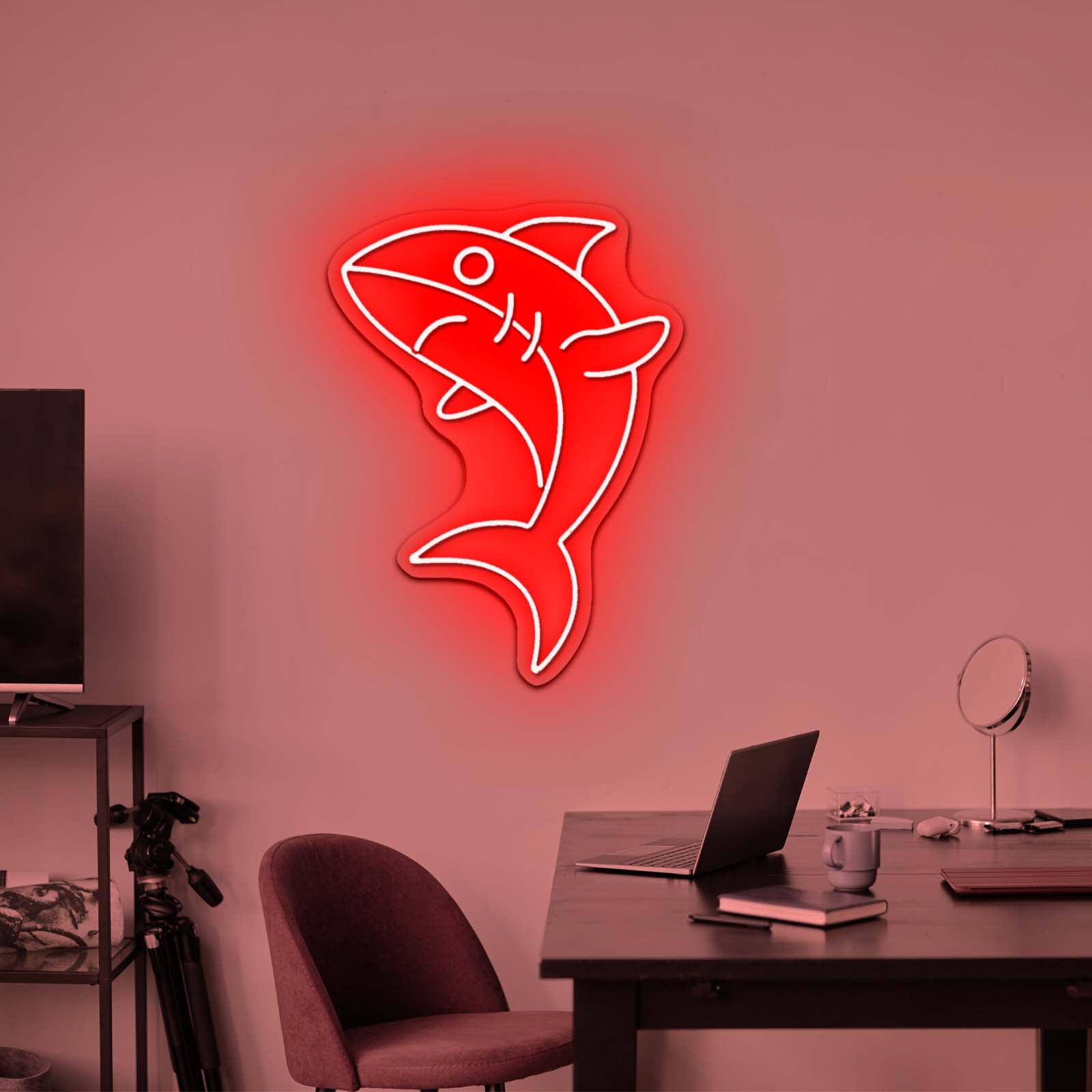 Sharky Lovely Led Neon Signs For Bedroom