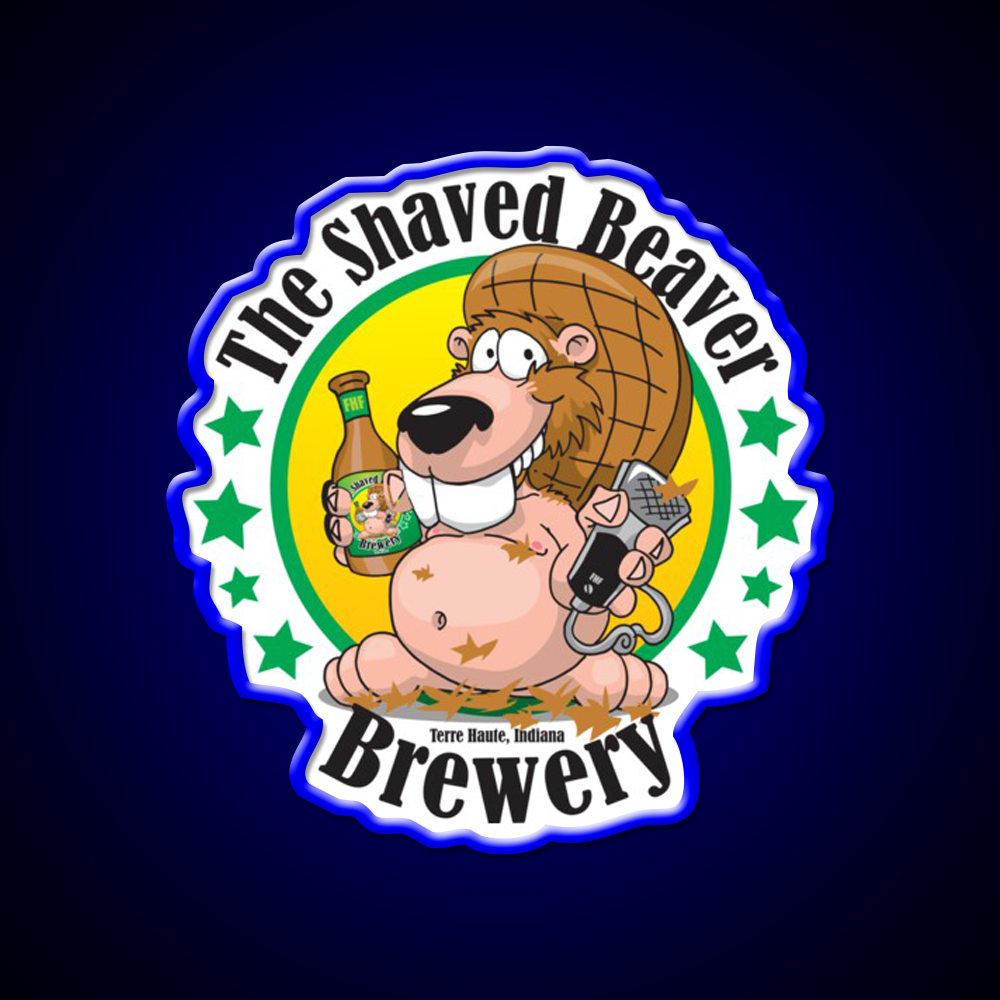 Shaved Beaver Brewery Beer Bar Decor Led Neon Sign Rgb Color - LED neon sign view 5