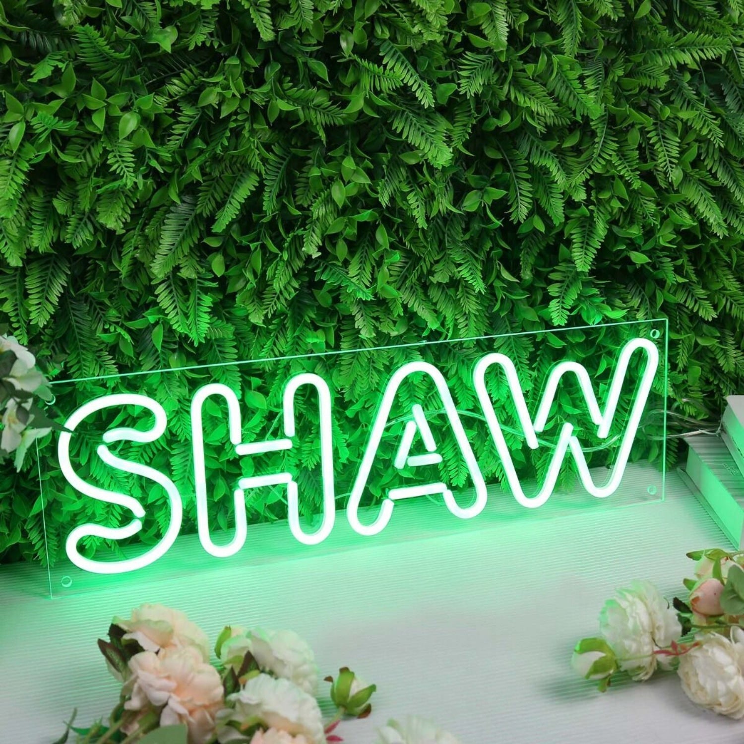 Shaw Green Led Neon Sign - Shineneon