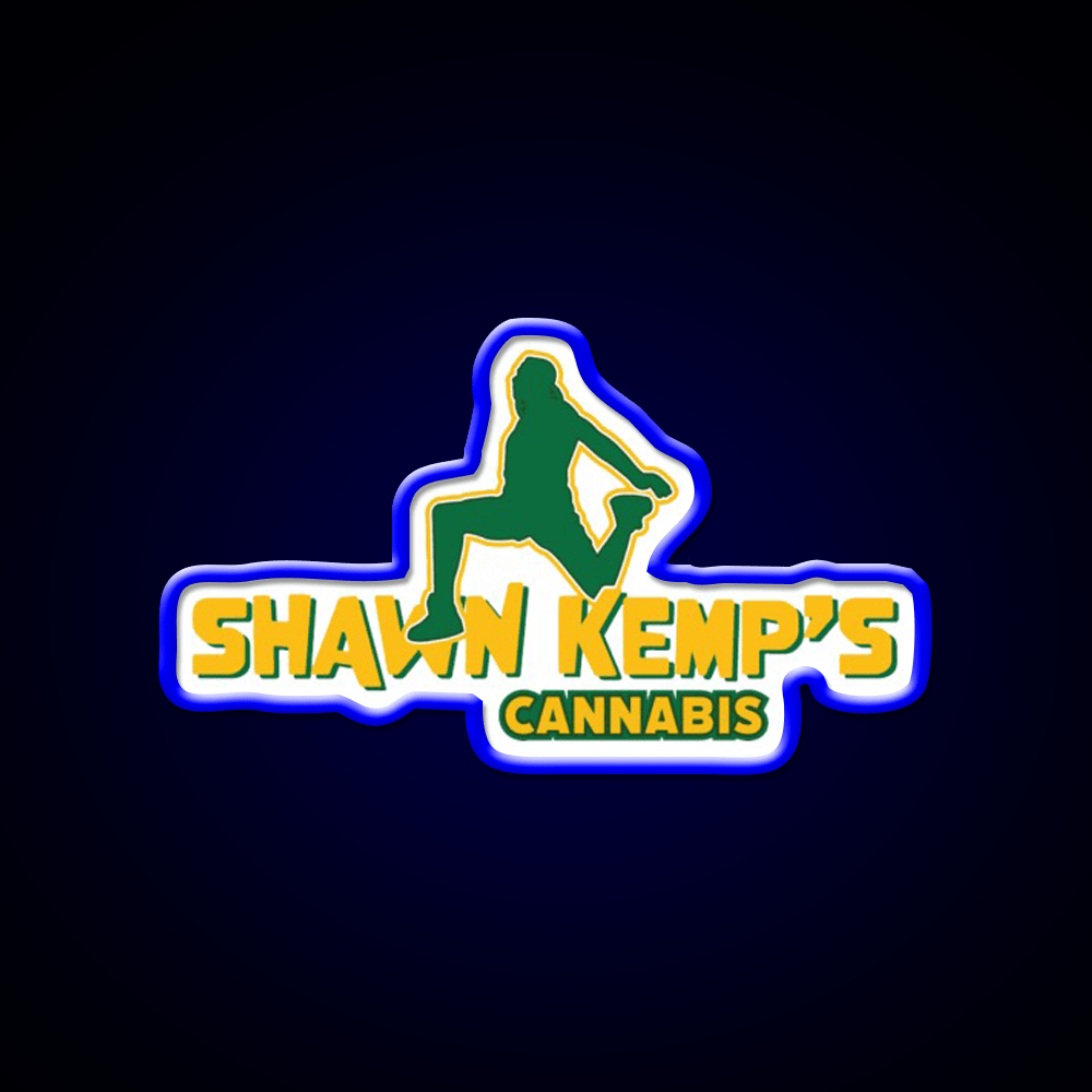 Shawn Kemps Hemp Inspired Green Leaf Led Neon Sign Rgb Color - Shineneon