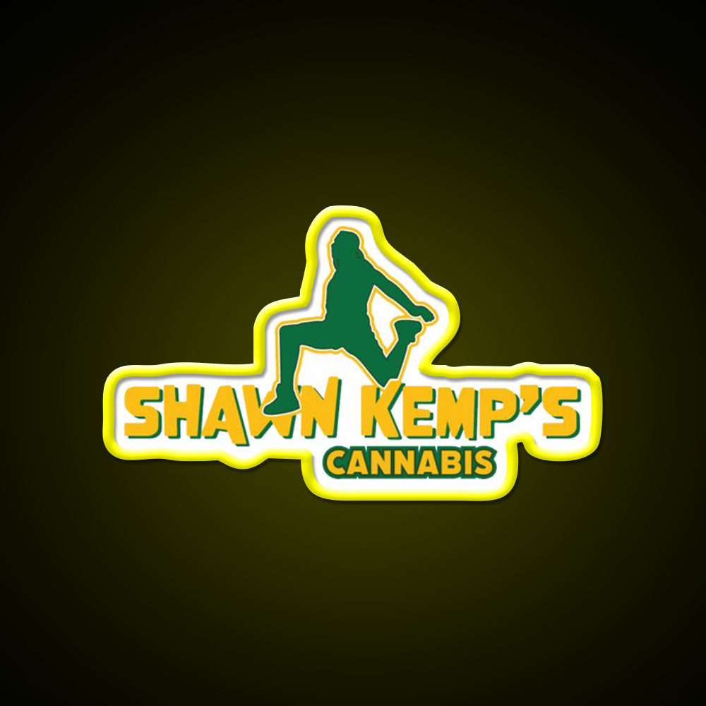 Shawn Kemps Hemp Inspired Green Leaf Led Neon Sign Rgb Color - LED neon sign view 7