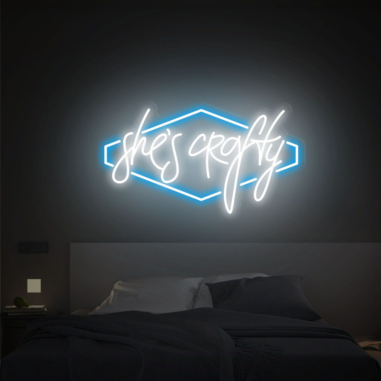 She Is Crafty Led Neon Sign Light For Office Living Room Bars - Shineneon