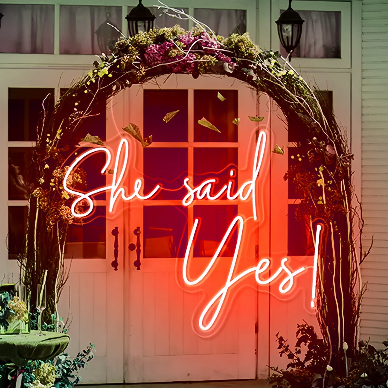 She Said Yes Wedding Neon Sign | Shineneon