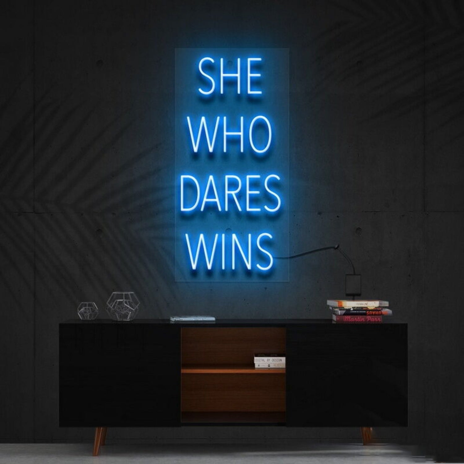She Who Dares Wins Led Neon Sign Finspirational Spaces - Shineneon