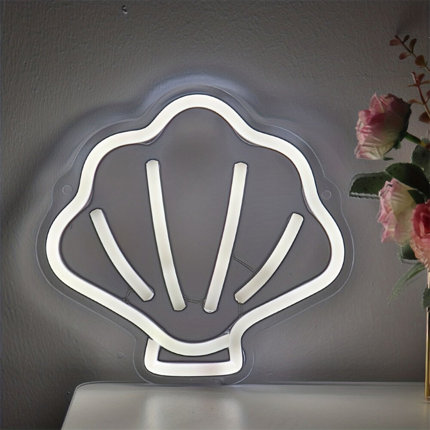 Shell Led Wall Led Neon Sign Home Decor Office - Shineneon