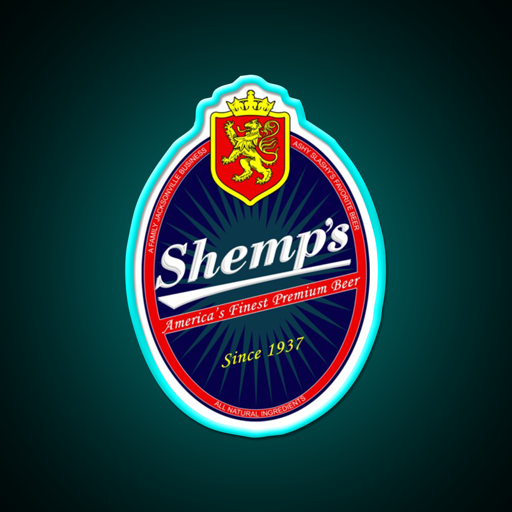 Shemps Beer Bar Decor Led Neon Sign Rgb Color - Size and dimension reference