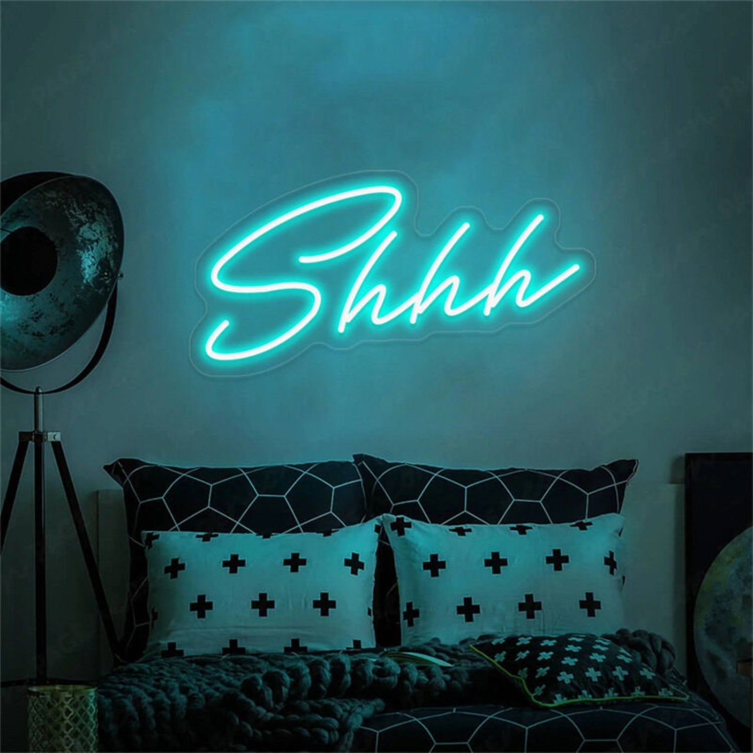 Shhh Led Neon Sign For Bars Bedrooms And Chill - Out Areas - Shineneon