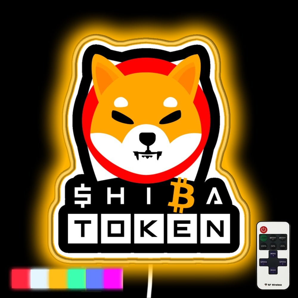 Shib Token Shina Inu Token Led Neon Sign - Shineneon