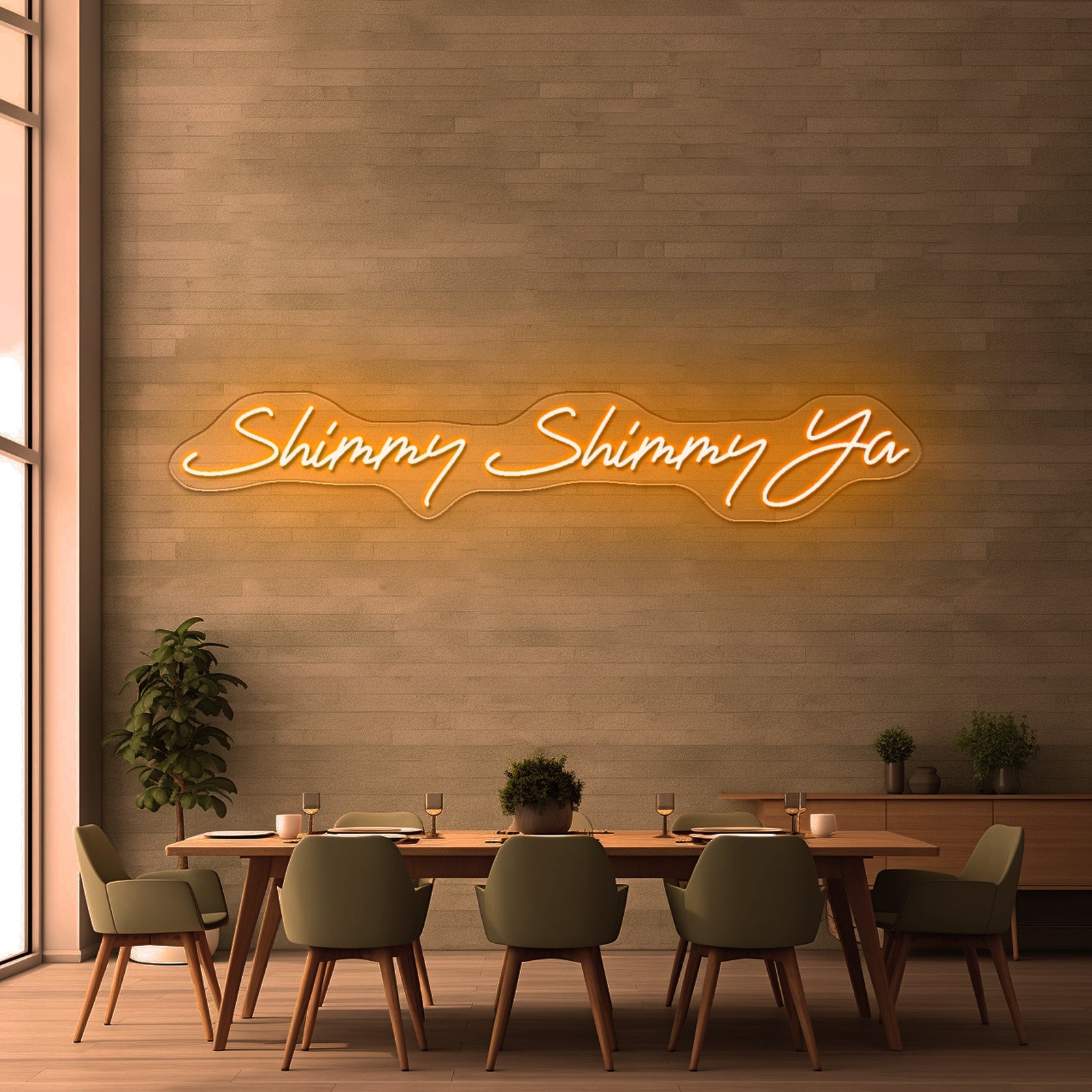 Shimmy Shimmy Ya Restaurant Wall Decor Neon Signs - Shineneon