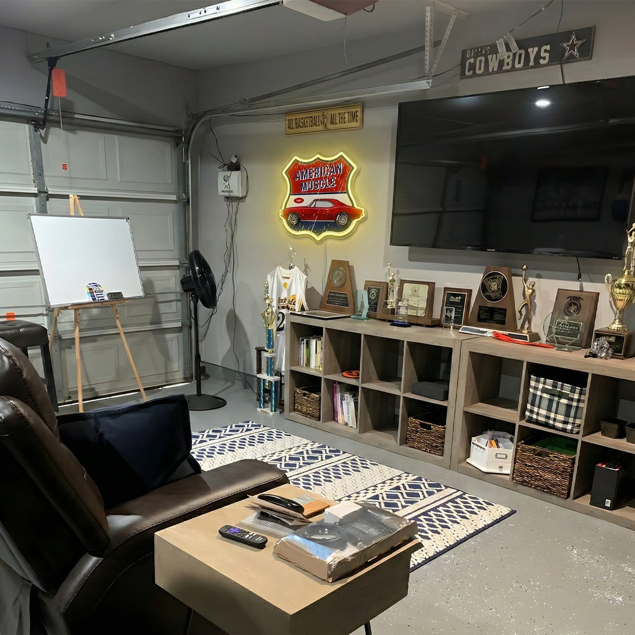 ShineNeon™ 1967 American Muscle Car LED Neon Sign - Retro Garage Wall Art USB Powered - Shineneon