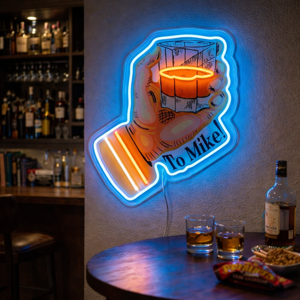 ShineNeon™ Beer Cheers Hand Neon Sign USB Power - Shineneon